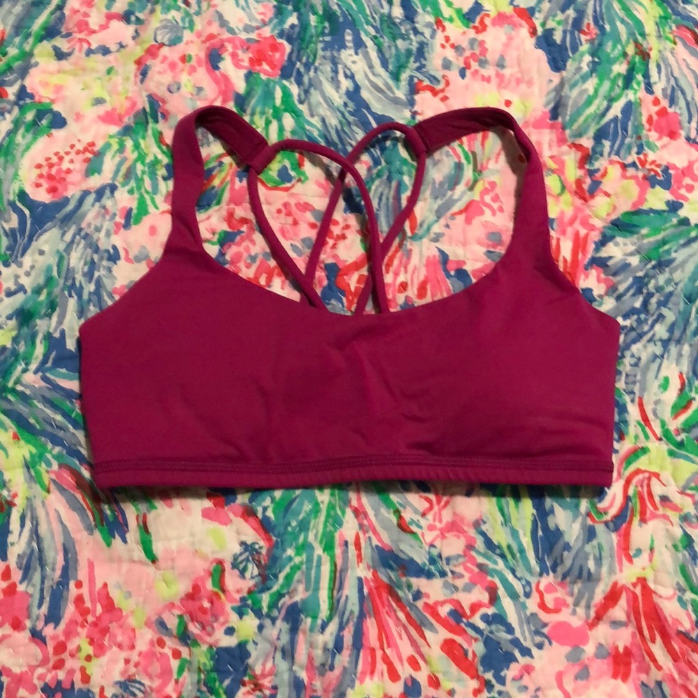 Lululemon pink bra